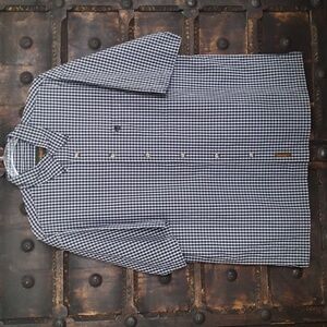 Timberland Men's Button Up Short Sleeve Plaid Shirt